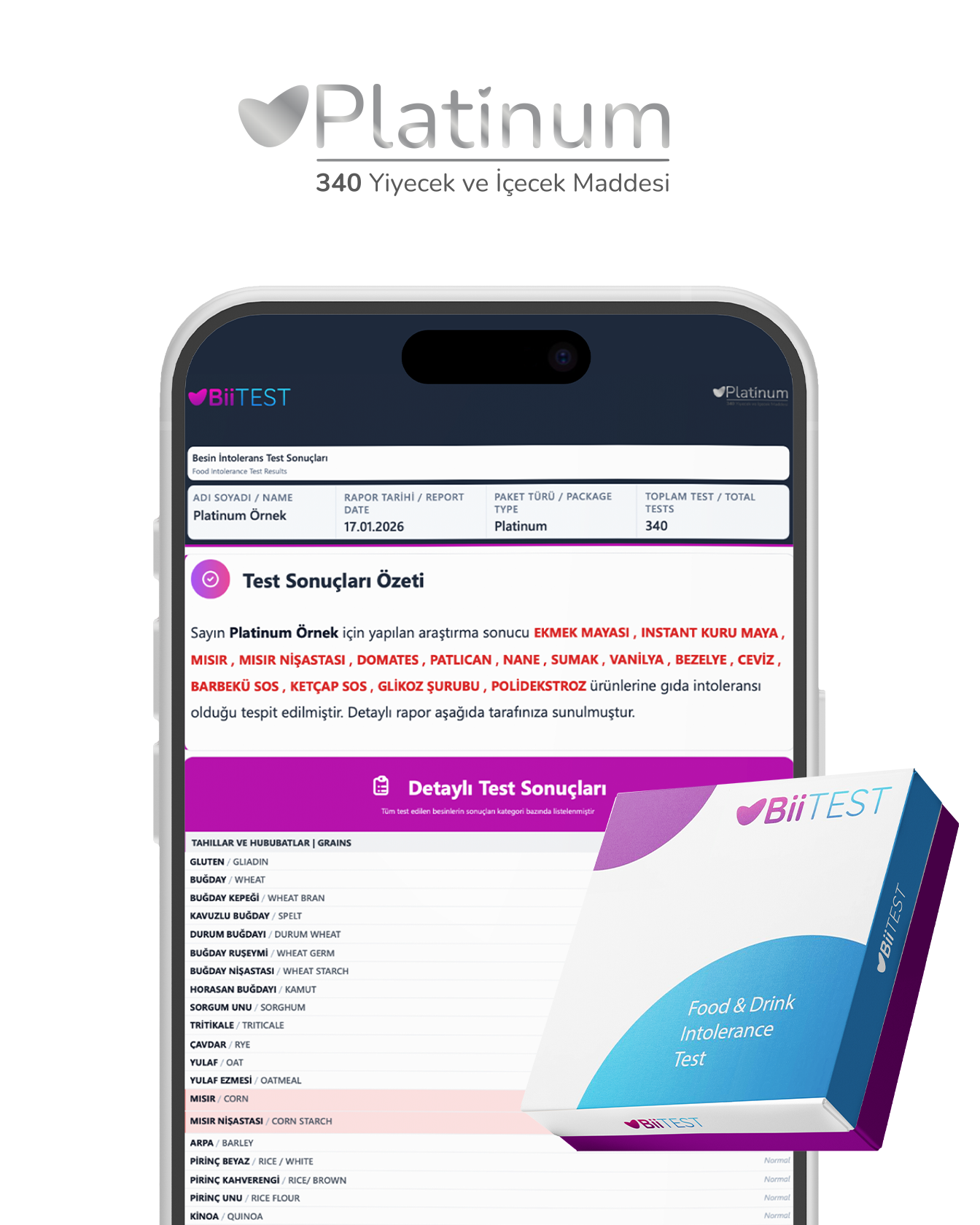 BiiTest Platinum Paket